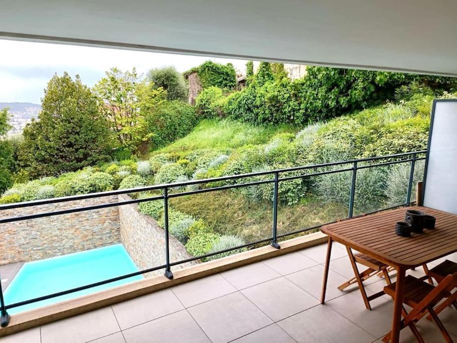 Pessicart - T2 Avec Terrasse - Residence Avec Piscine Nizza Esterno foto