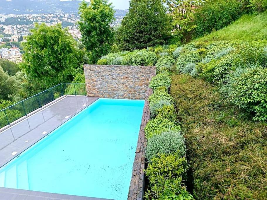Pessicart - T2 Avec Terrasse - Residence Avec Piscine Nizza Esterno foto